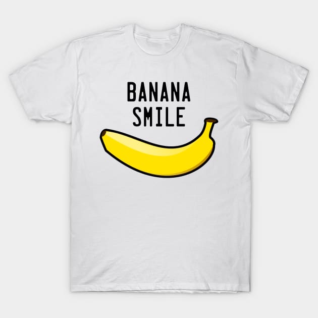 Banana Smile Style Fashion Summer Design T-Shirt by PlimPlom